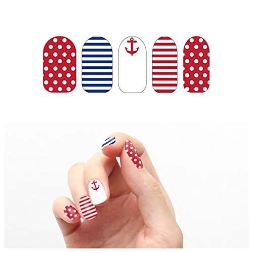 Tattify Sailor Nail Wraps - Below Deck (Set of 22)