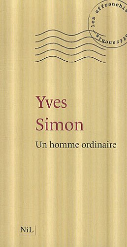 couverture de : Un homme ordinaire