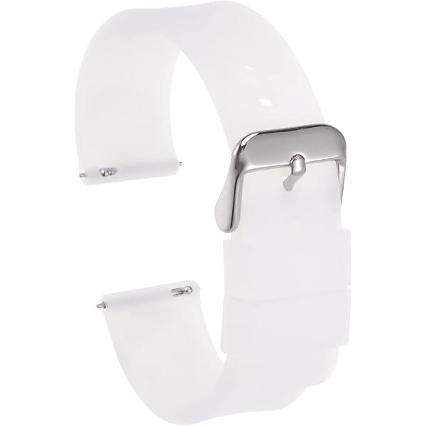 Bracelet De Montre En Silicone 16 Mm - Remplacement Universel, Longueur 75/110 Mm, Résistant à L'eau