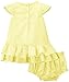 3Pommes Baby-Girls Dress, Light Yellow, 3-6 Months (Manufacturer Size:6 Months)