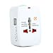 Produktbild Latinaric Universal International Reisedadapter Adapter mit 2 USB Port Weltweit (US/JP/UK/EU/AU/CN)