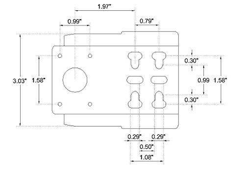 Onlyfire Universal Grill Edelstahl Rotisserie Motor Halterung Set - 7