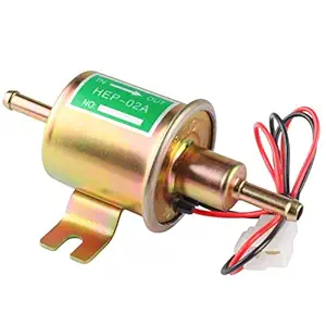 Outgeek Electric Fuel Pump Practical 12V Transfer Pump Electric Gas Pump Fuel Transfer Pump for Auto Truck