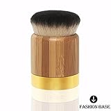 Fashion Base® 1Pcs Women Lady Professional High Quality Bamboo Brush Synthetic Hair Powder Make Up Brushes