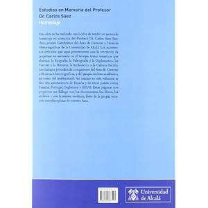 Estudios en Memoria del Profesor Dr. Carlos Saéz
