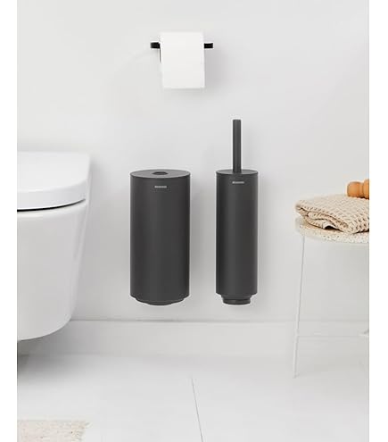 Toiletborstel met houder, Profile - Brilliant Steel - Brabantia