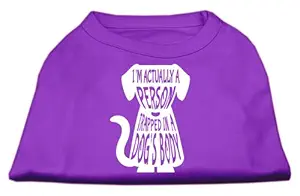 Mirage Pet Products Trapped Screen Print Shirt Purple XXL (18)