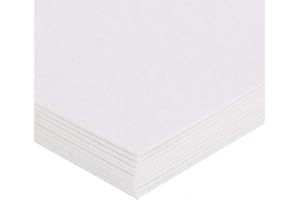 PANLOM Pack 10 A4 Glitter EVA Foam Sheets 2mm Creative Craft Sponge Paper Assorted Colours DIY Crafts Scrapbooking (White, Gillter)