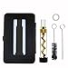 Produktbild King Geschenk Twisty Glas Blunt kommt mit Ein Glas Flasche, eine Reinigung Kit, eine Tragetasche – Rauchen Zigarre Rohr für Tobacco, trockene Kräuter, Tee, Kräuter Blätter und Gewürze (tragbaren Kit)