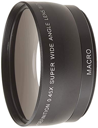 Xcsource 0.45X 58 Mm Obiettivo Grandangolo Wide Angle Lente + Macro + Nera Pouch Per Canon 1Dx 5D Mark 5D2 5D3 6D 7D 70D 60D 700D 650D 1100D 1000D 600D 50D 550D 500D 40D 30D 350D 400D 450D 30D 10D Lf37