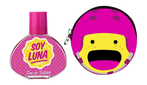 Disney Soy Luna 3-teiliges Geschenk-Set für Mädchen (Duft und Accessoires: Eau de Toilette 30 ml, Geldbörse, 2 Pins)
