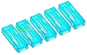 Blade Hobbies 5 X New Servo Extension Lead Locks In Blue Futaba Jr Spektrum Style Connector Uk