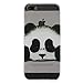 Produktbild Edaroo iPhone SE iPhone 5S/5 Silikon Hülle Tasche Handyhülle Niedlich Panda Muster Schutzhülle Transparent TPU Gel Stoßfest Etui Bumper Schale für iPhone SE iPhone5S/5