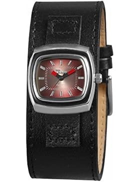 Raptor Damen Armbanduhr RA155 Lederband Analog Quarz Schwarz RA10091-003