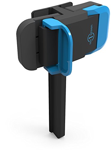 Ten One Design Mountie - Soporte con Clip para Dispositivos Apple, Negro y Azul