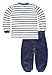 Steiff Baby Boys Schlafanzug Nicky 2tlg. T-Shirt 1/1 Arm + Hose T-Shirt Crew Neck Long Sleeve Pyjama Set, Blue (forever Blue Blue 3610), 12-18 Months (Manufacturer size: 86)
