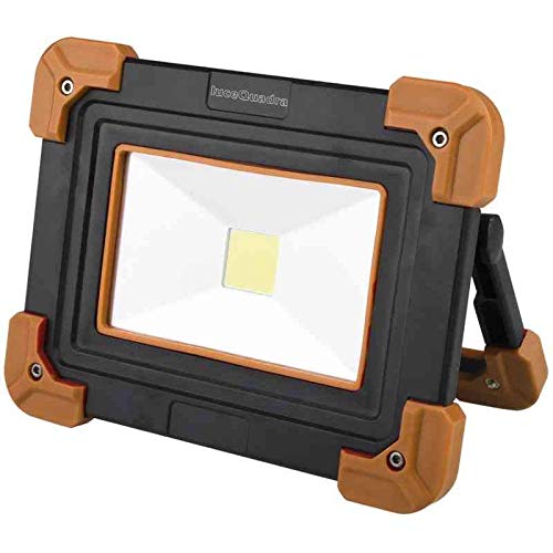 CFG - Linterna LED de Trabajo, 5 W, Alta luminosidad, a Pilas, luz Cuadrada, EL057, Negro, N