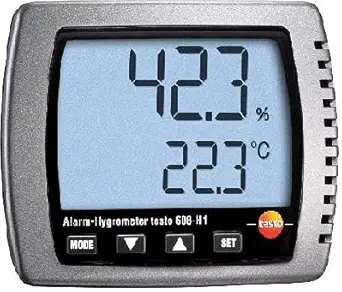 Testo 608-H1 Digital Thermohygrometer (Range: 0 to 50?C) Alongwith Calibration Certificate + 12 Months Warranty by INSTRUKART