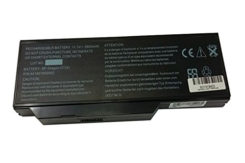 11.1V 6600mAh Laptop akku BP-Dragon GT(S) BP-Dragon GT(P) BP3S3P2200(P) BP3S2P2250 441810400003 BP3S3P2100 40020374 (P:CGR18650C) 8x07xxx BP3S3P2200 BP3S3P2200 40030063 40019327 (P:CGR18650CF) 8x07xxx BP3S2P2250 40026857(S:UR18650FJ) BP3S3P2100 40022735(S:UR18650F) BP3S2P2200 40023380(P:CGR18650CF) BP3S3P2250 40023512( S:UR18650F) BP3S3P2200 40031303 441825900058 / ICR18650NH BP3S3P2150 7407490000 7407500000 - 2