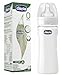 CHICCO BABY NATURE GLASS SILICON FEEDING BOTTLE 240ml