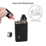 IJOY ® RDTA BOX 100W E-Zigarette Vape Mod Box Kit - Verbesserte RDTA All-in-one elektronische Zigarette Vape Vaporizer Behälter mit VW / TC / Benutzer-Modi - Top Refill 2 ml E Shisha E Cig Vapor Vape Pen Kit - 2600mAh Akku elektronische Zigarette Vapor Pen Kit- Kein Nikotin – Schwarz - 