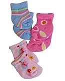 3er Set bunte Söckchen für 28 - 35 cm große Puppen, Heless Puppenkleidung, Puppenstrümpfe