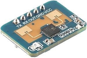 ‎TECNOIOT 1 szt. LD2410C 24 GHz FMCW HVAC-LD2410C Moduł indukcyjny radaru falowego