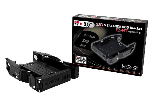 Icy Dock EZ-Fit MB990SP-B 2x 2,5″ (6,4cm) SATA/IDE SSD / HDD zu 3,5″ (8,9cm) Einbaurahmen - 8