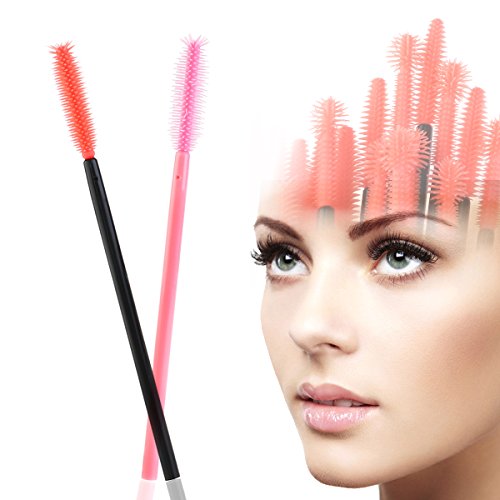 NUOLUX Wimpernbürste,50tlg. Wimpernbürste Set Einweg Wegwerf Wimpern Mascara Bürste - 8