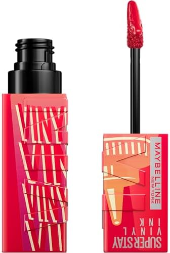 Maybelline New York Superstay Vinyl Ink - Inchiostro per labbra liquido opaco, 210 POMODORO 4.2 ml