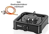 Gaskocher inklusiv Druckminderer und Schlauch |...