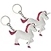 Produktbild COM-FOUR® 2x Einhorn-LED-Schlüsselanhänger mit Sound, 7 x 6cm (Anhänger. LED - 2 Stück)