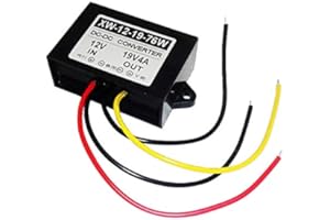 EBILUN DC 12V To 19V Step Up Converter, 4A 76W Power Supply Voltage Changer Adapter Regulator