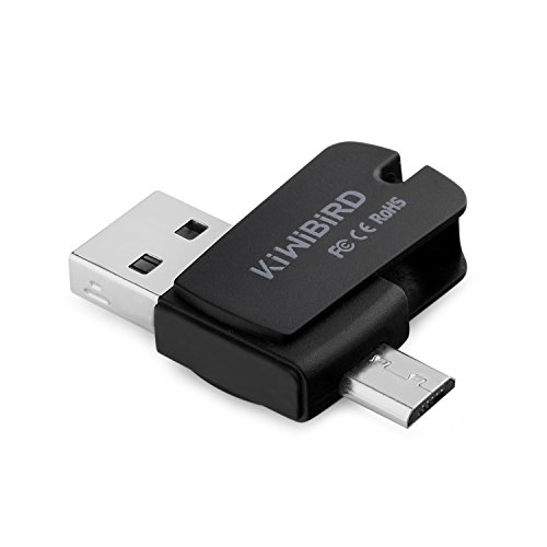 [Neuerscheinung] KiWiBiRD Micro SD-Kartenleser mit USB 2.0 & Micro-USB-Anschluss fÃ¼r Smartphones/Tablets mit OTG-Funktion, PCs und Notebooks