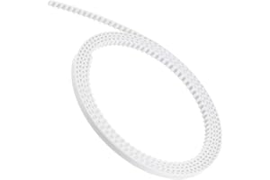 CoCud Dentada Correa, T5 6mm, PU Abierto Bucle Rueda sincrónica Correa - (Aplicaciones: para 3D Impresora)