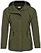 Beyove Damen Outdoors Regenjacke Funktionsjacke Tarnung Regenmantel Regenparka Übergangsjacke Atmungsaktive Wasserdicht Windbreaker Mit Kapuze Tasche