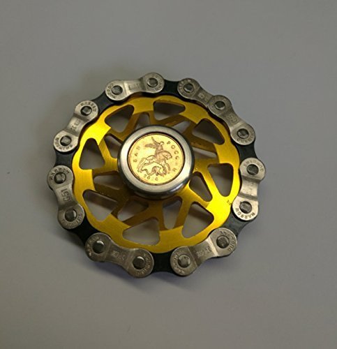 Sunnytech 1PC Fidget Spinner Toy EDC Exquisite Brass Hand Spinner DIY Puzzels for Anxiety Boredom HS32A-2 Golden Sunnytech 1PC Fidget Spinner Toy EDC Exquisite Brass Hand Spinner DIY Puzzels for Anxiety Boredom HS32A-2 Golden