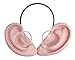 Produktbild Bristol Novelty MD217 Große Ohren auf Haarreif, Unisex, beige/schwarz, One Size
