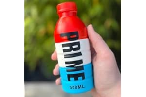 QBL Prime Bottle Squishy Toys - Squeeze, Squish, and Relieve Stress Gifts for Kids and Adults (Red/White/Blue))
