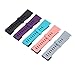 Price comparison product image TAOHOU 5Pcs Watch Band Sports Silicone Fitness Strap For Fitbit Versa Smart Watch FS5C Black S FS5C
