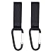 2 Pack Baby Stroller Hooks Pushchair Hanger Clips for Diaper Bags, Toys, Bags and Baby Changing Pad