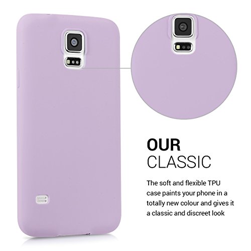 kwmobile Funda para Samsung Galaxy S5 S5 Neo - Carcasa para m vil en TPU Silicona - Protector Trasero en Violeta Mate reviews kwmobile Funda para Samsung Galaxy S5 S5 Neo - Carcasa para m vil en TPU Silicona - Protector Trasero en Violeta Mate