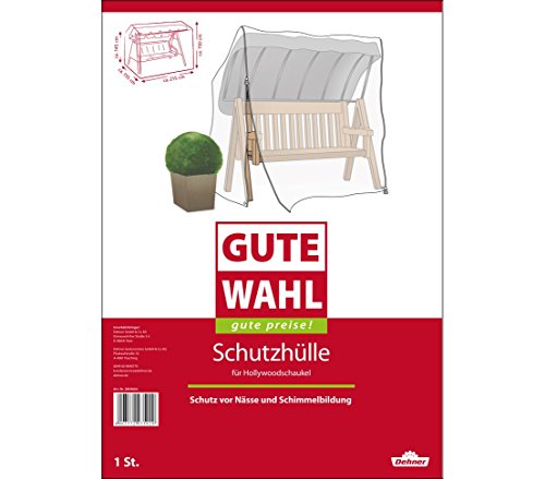 Dehner at work Protective Cover for Porch Swing, approx. 215 x 150 x 155 cm Polyethylene Transparent