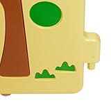BABY VIVO Laufgitter Laufstall Baby Absperrgitter Krabbelgitter Schutzgitter für Kinder aus Kunststoff mit Tür und Spielzeug 14 Elemente - 8