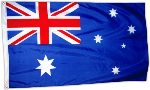 Australian Flag Souvenir! /Souvenir! / Speicher! / Memoria! About 150 cm by 90 cm / 5’ x 3’ Polyester for Celebrating Australian Heritage! / Drapeau! / Flagge! / Bandiera! / Bandera!