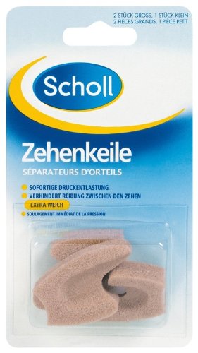 Scholl Toe Wedge (3 Packs of 3)