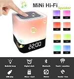 ✔ Simulación de amanecer y de crepúsculo:Elije la hora en quieras despertarte.La luz se enciende 30 minutos antes de esa hora y su luminosidad aumenta gradualmente del 1% al 100%, así pasarás con delicadeza del sueño profundo al despertar; si pulsas el modo anochecer, la luz disminuye gradualmente hasta apagarse.