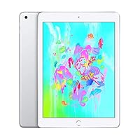 Apple iPad 2018 with Facetime - 9.7 Inch Retina Display, 32GB, WiFi, Silver