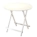 Produktbild Klapptisch YH Multi-Color Optional, Runde, Esstisch, Schülertisch, A+ (Farbe : Weiß, größe : 70 * 74cm)