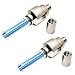 Produktbild Sonline 2 Stk. Blau LED Blitzlicht Reifen-Licht Rad Ventilkappen Lampe Radventil LED Lampe Beleuchtung fuer Auto Fahrrad Rad Motorrad Rad Licht Reifen Licht